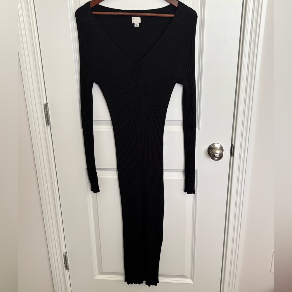 a new day | Long Sleeve Sweater Dress